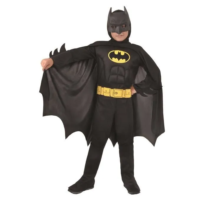 Costume déguisement garçon - CIAO - Batman 2-en-1 - Muscles rembourrés - Taille 10-12 ans - Réversible-0