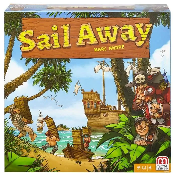 Mattel Jeux Sail Away, Jeu de stratégie - DNM66-0