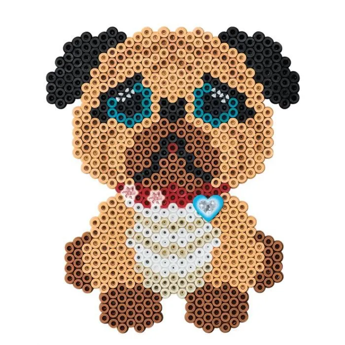 HAMA - Boite Le régal des chiens - 4000 perles à repasser taille MIDI et 3 plaques - Loisirs créatifs dès 5 ans-2