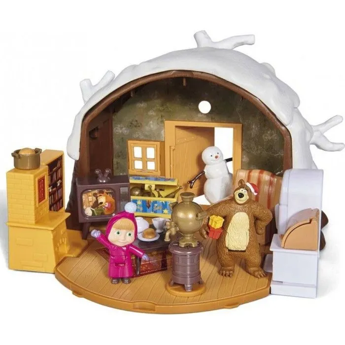 Hutte Masha Michka Hiver - Smoby - Pour Enfant à partir de 3 ans - Intérieur-0
