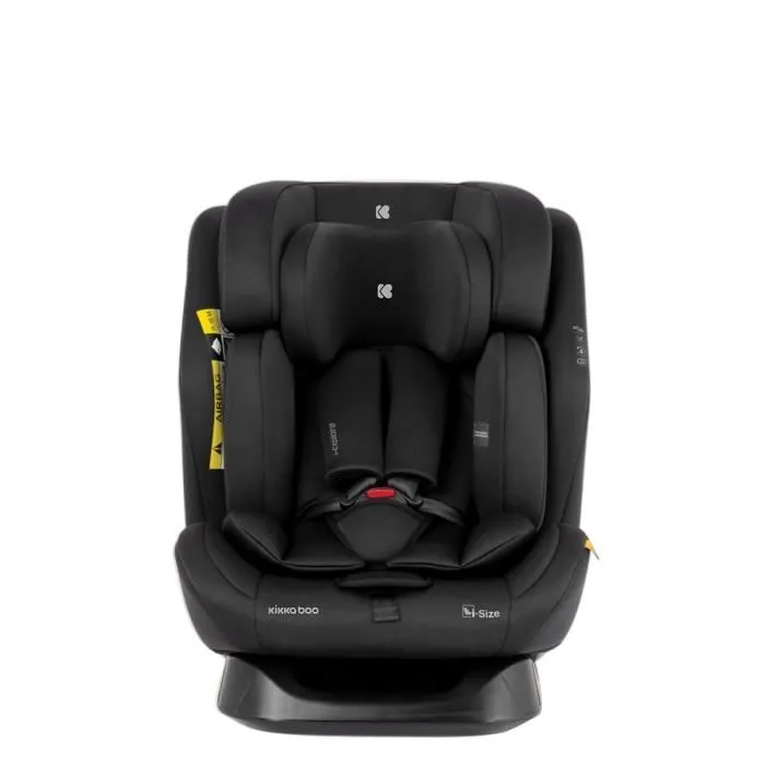 Kikkaboo siège enfant i-Explore i-Size (40 - 150 cm) appui-tête réglable harnais [Noir]-3