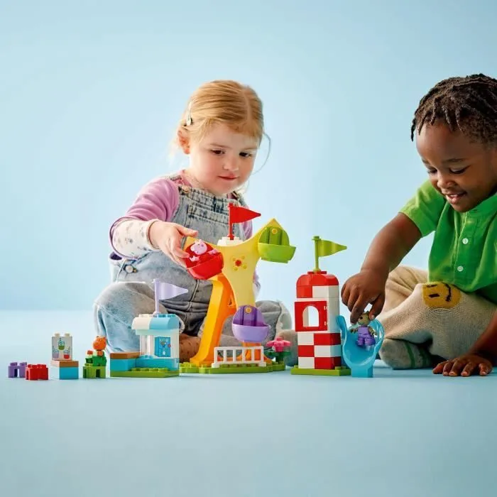 LEGO DUPLO Peppa Pig 10453 La Fête Foraine - Jeu de construction pour enfants dès 2 ans-4