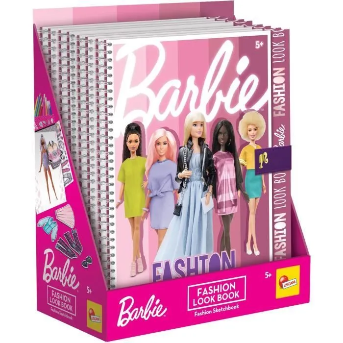 Livret de création collection de mode - Barbie sketch book fashion look - LISCIANI-2