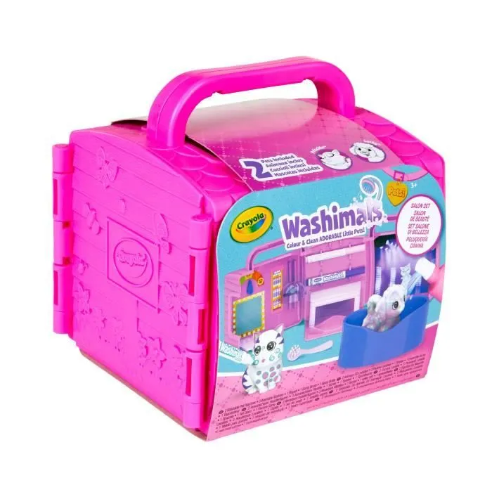 CRAYOLA Washimals -Kit Mes Animaux à Colorier - Salon de Beauté-2