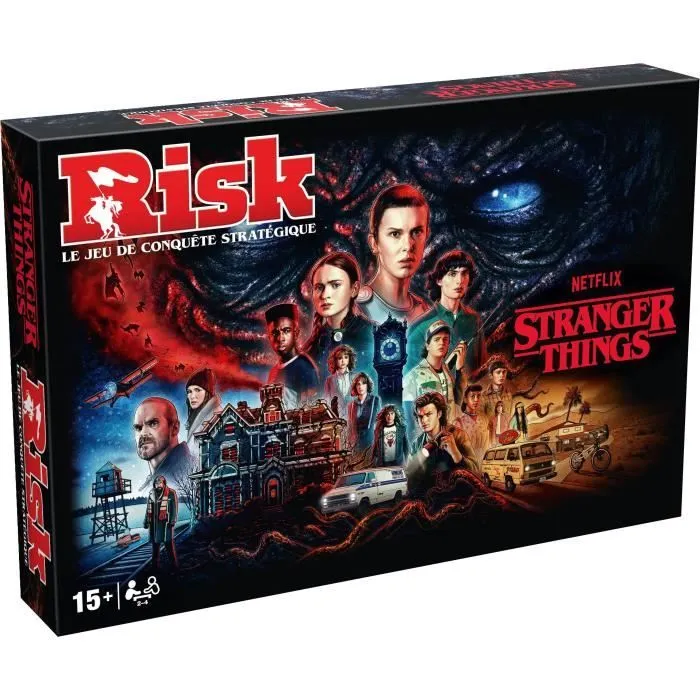RISK Stranger Things - Jeu de société - WINNING MOVES - Dès 15 ans-0