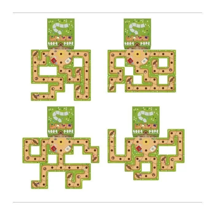 Jeu de coopération - GOULA - Robin Rabbit - 20 pièces chemin - 4 légumes - 1 fermier-3