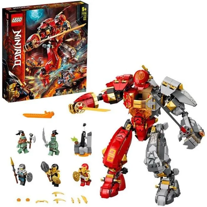 LEGO® NINJAGO® 71720 Le Robot de feu et de pierre-0