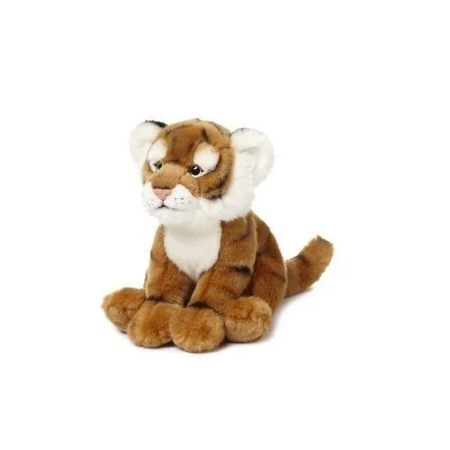 Peluche WWF Tigre Sauvage 23 cm - Marque WWF - Pour Bébé à partir de 3 ans - Intérieur - Marron-0