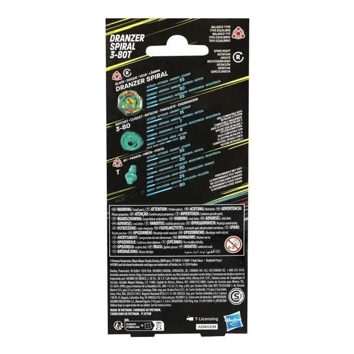 Beyblade X Toupie Dranzer Spiral 3-80T Anniversary X-Over et Lanceur, Toupie détachable, Jouets pour enfants dès 8 ans-3
