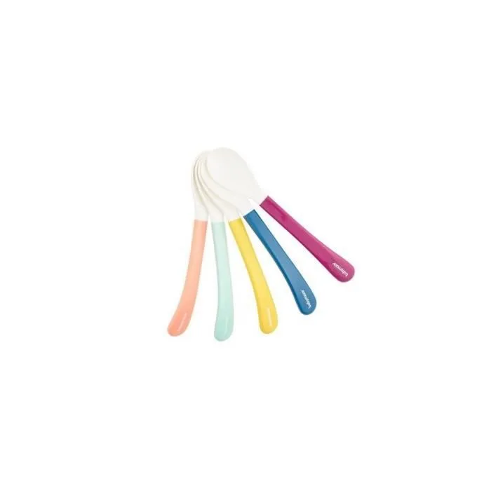 Set de cuillères 2ème âge - BABYMOOV - Multicolore - Ergonomique - Passe au lave-vaisselle-3