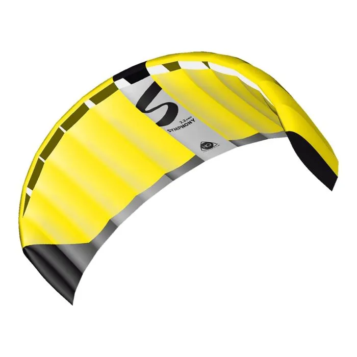 Cerf-volant matelas Symphony Pro 2,2 m Jaune Fluo - HQ - Mixte - 8 ans - Adulte-2