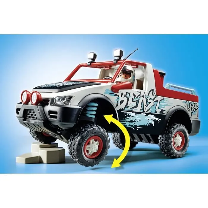 PLAYMOBIL 71430 Voiture de rallye, City Life, Avec personnage et véhicule tout-terrain, 74 pièces, Dès 4 ans-3