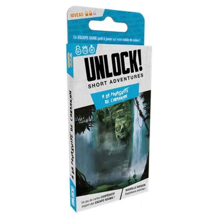 Jeu d’ambiance Asmodee Unlock Short Adventures A la poursuite de Cabrakan-1
