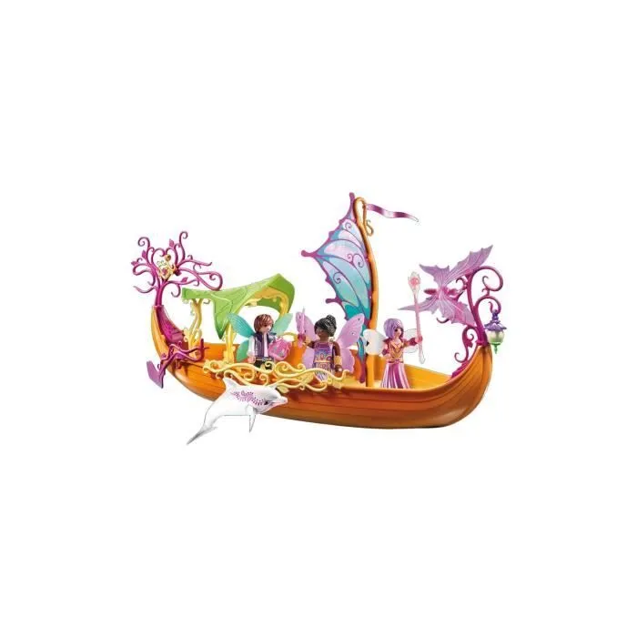 Jouet - Playmobil - Bateau romantique des fées - 37 pièces - Flottant - À monter soi-même-1