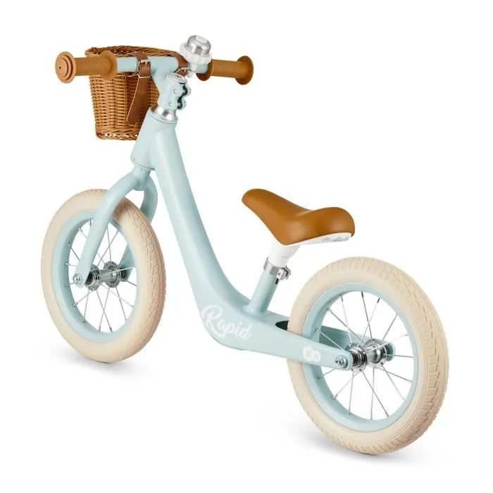 Kinderkraft Draisienne rétro RAPID 2 avec accessoires Bleu-3