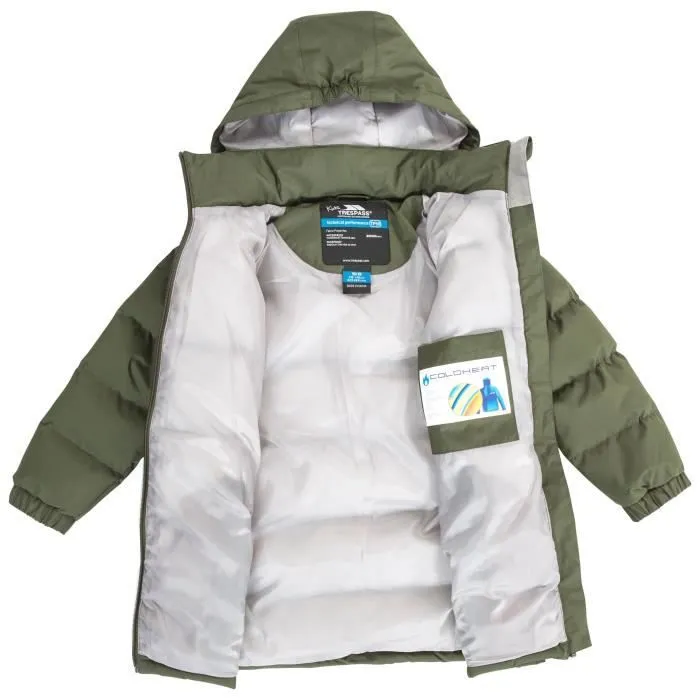 Veste hiver fille - TIFFY - Imperméable - Respirante - Vert - Capuche ajustable-3