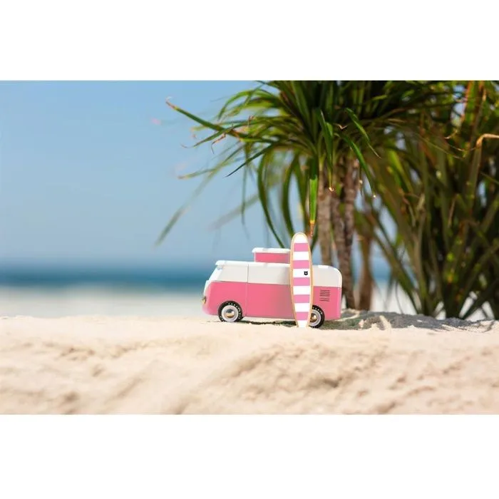 Candylab Toys - VW Beach Bus rose - DAM-5
