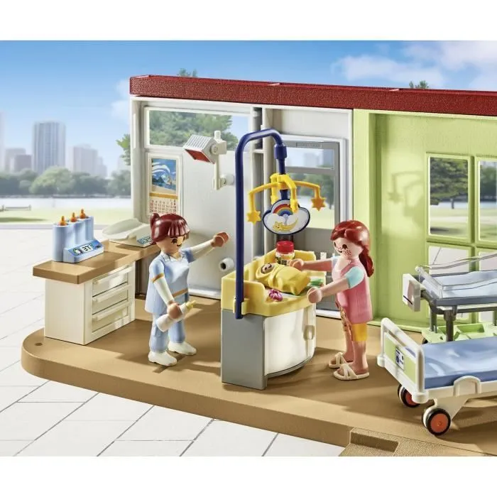 PLAYMOBIL - 71616 - Chambre de maternité-2