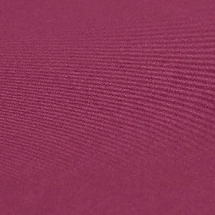 Drap-housse uni 90 x 190 cm 100% coton égyptien 200 fils coloris prune-2