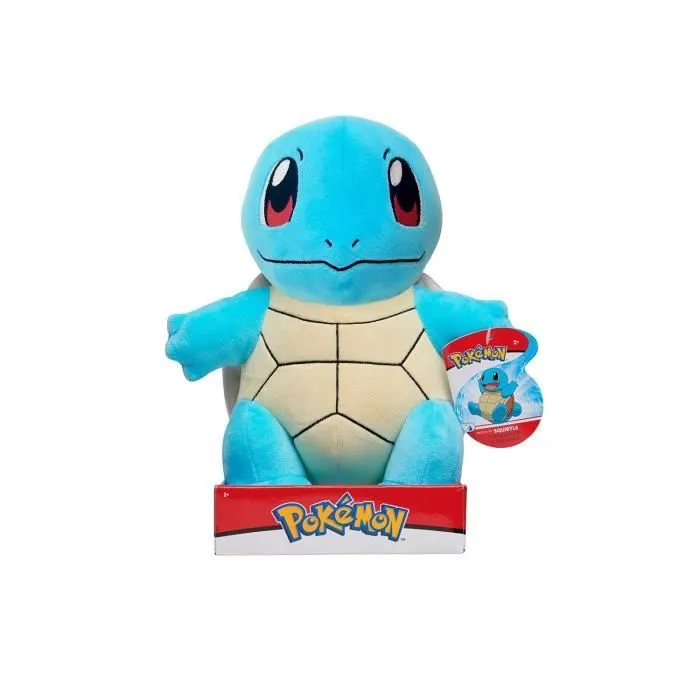 Peluche Carapuce (Squirtle) BANDAI - Pokémon - 30 cm - Toute douce - JW0058-2