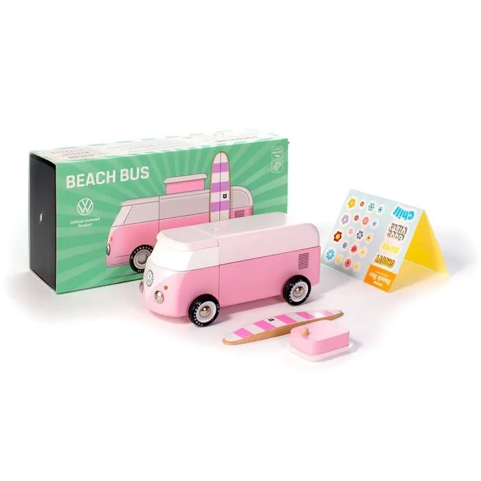 Candylab Toys - VW Beach Bus rose - DAM-1