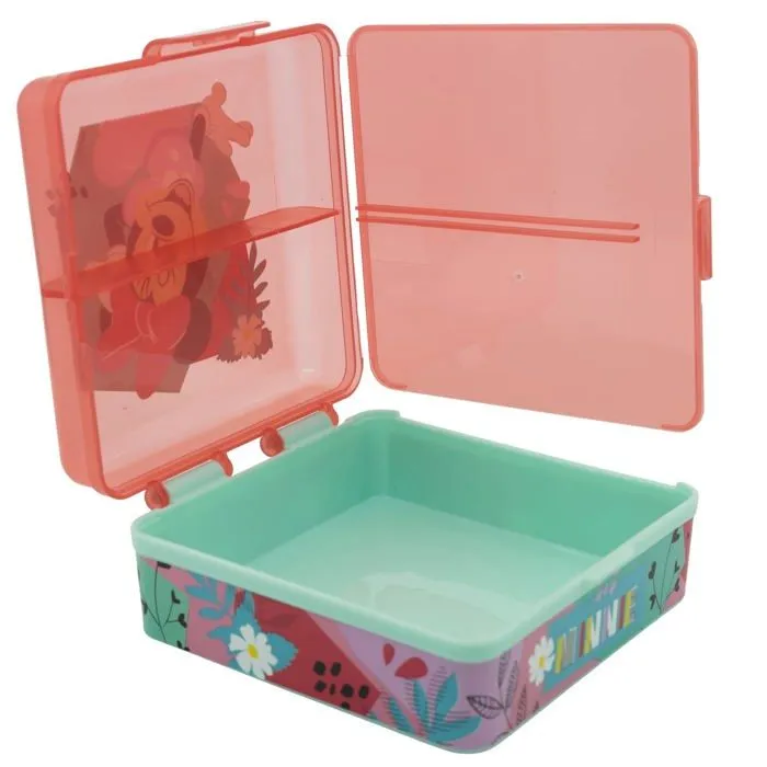 Lunch box - boite a repas Stor - 74493 - BOITE A LUNCH MULTI-COMPARTIMENTS | CUADRADA MINNIE MOUSE BEING MORE MINNIE MOUSE-3