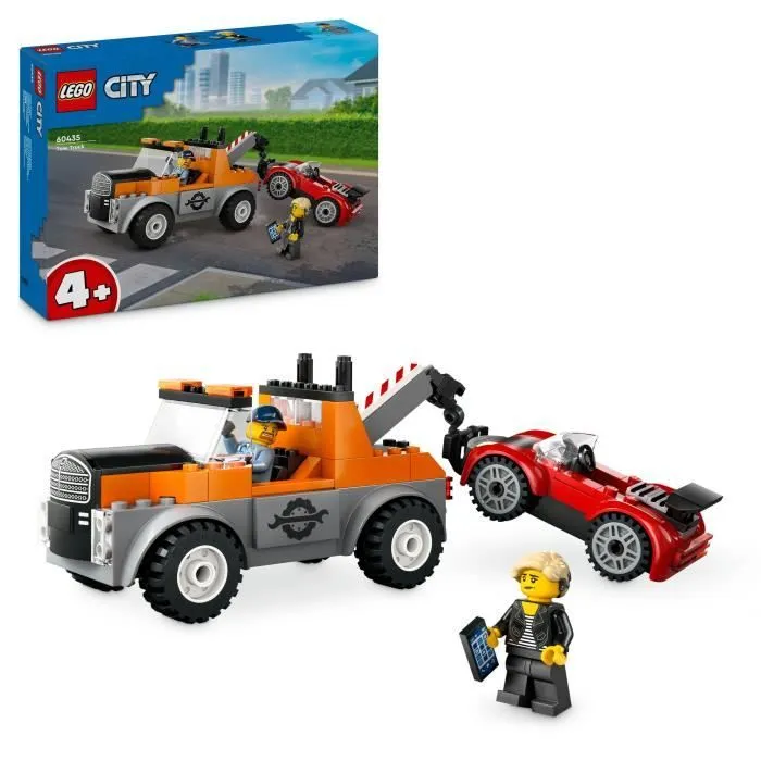 LEGO® City 60435 La dépanneuse et la voiture de sport, jeu de construction dès 4 ans-0