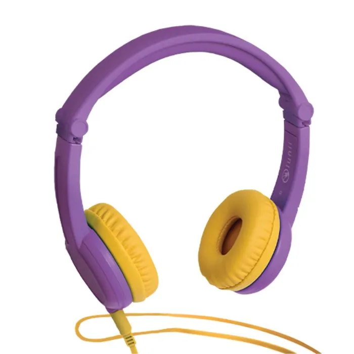 Casque audio - Lunii - Octave - Violet - Pliable - Volume limité à 85 dB-0