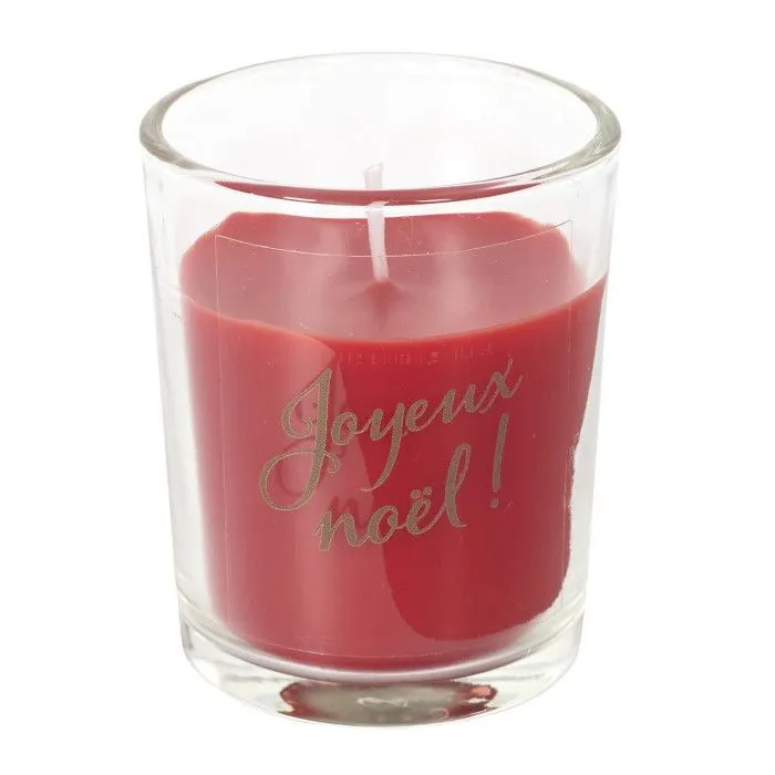 Calendrier de l'Avent 24 Bougies Parfumées "Noël" 30cm Rouge-4