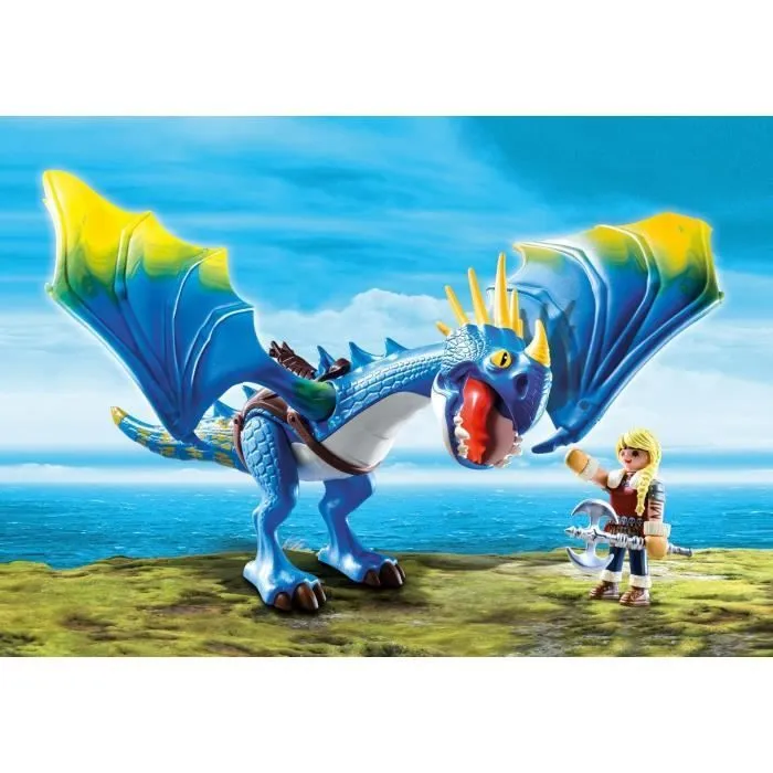 PLAYMOBIL - Dragons - Astrid et Tempête - 11 pièces - A partir de 4 ans-1