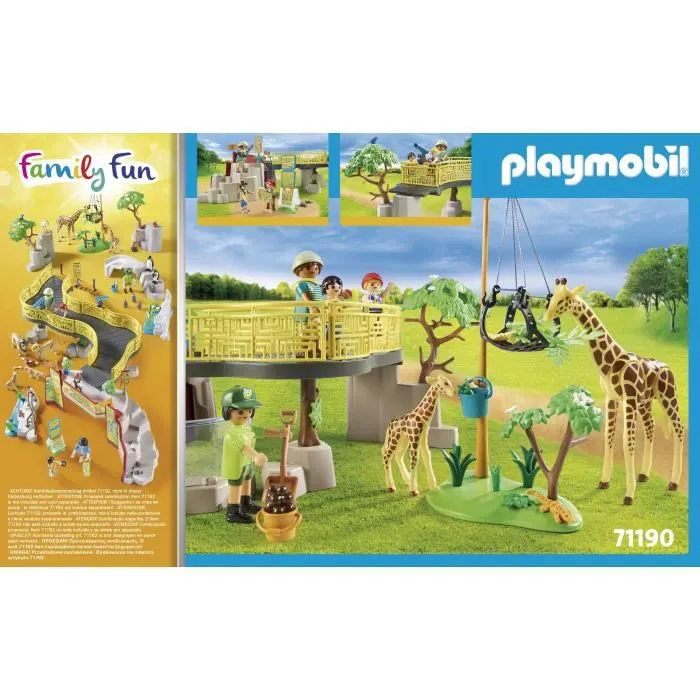 PLAYMOBIL - Le parc animalier - Ménagerie - Animaux sauvages-1