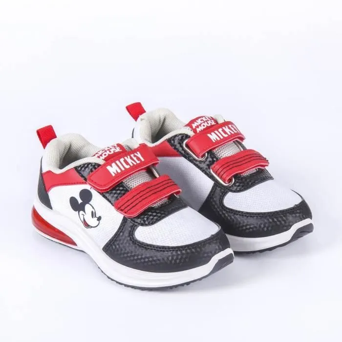 Baskets enfant Cerda Mickey - semelle PVC lumineuse - gris - pointure 28-3