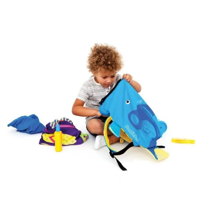 TRUNKI Sac de natation paddlepak medium poisson Tang - bleu-2