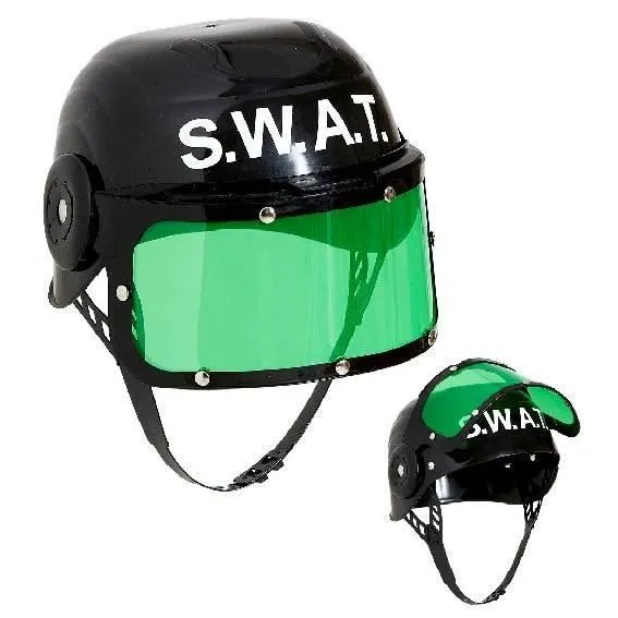 Casque Rigide Enfant S.W.A.T Visière (5/12 ans)-0