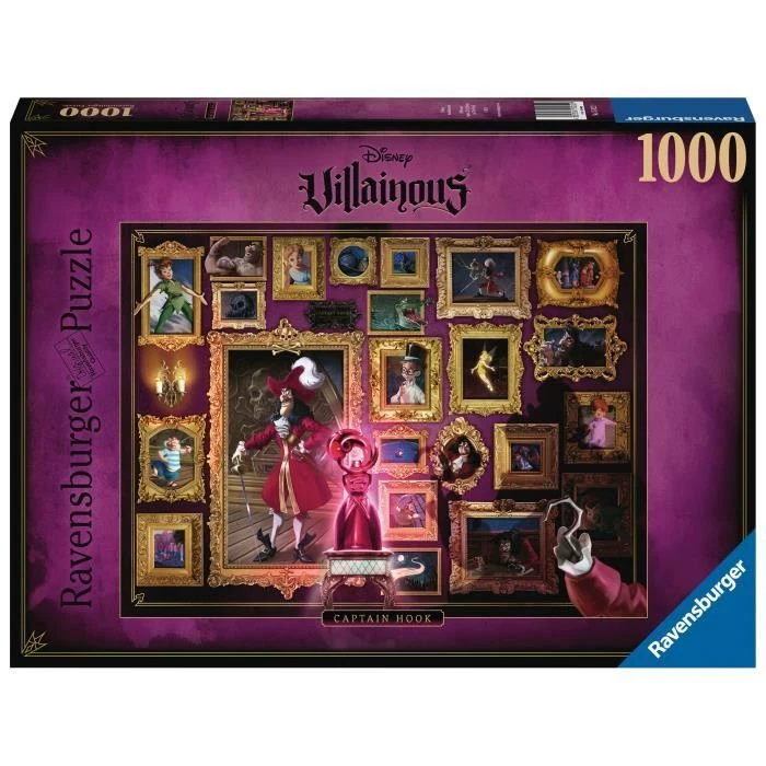 Puzzle 1000 p - Capitaine Crochet (Collection Disney Villainous)-1