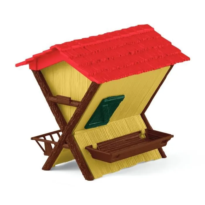 Cabane des animaux de la forêt, Coffre schleich 42658 Farm World, pour enfants dès 3 ans-5
