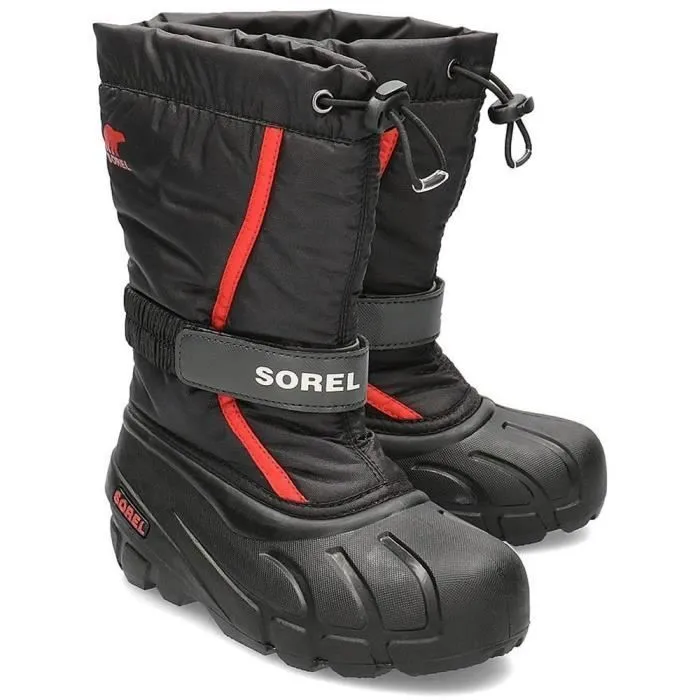 Bottes bébé - Sorel - Flurry - Noir - Lacets - Haute-3