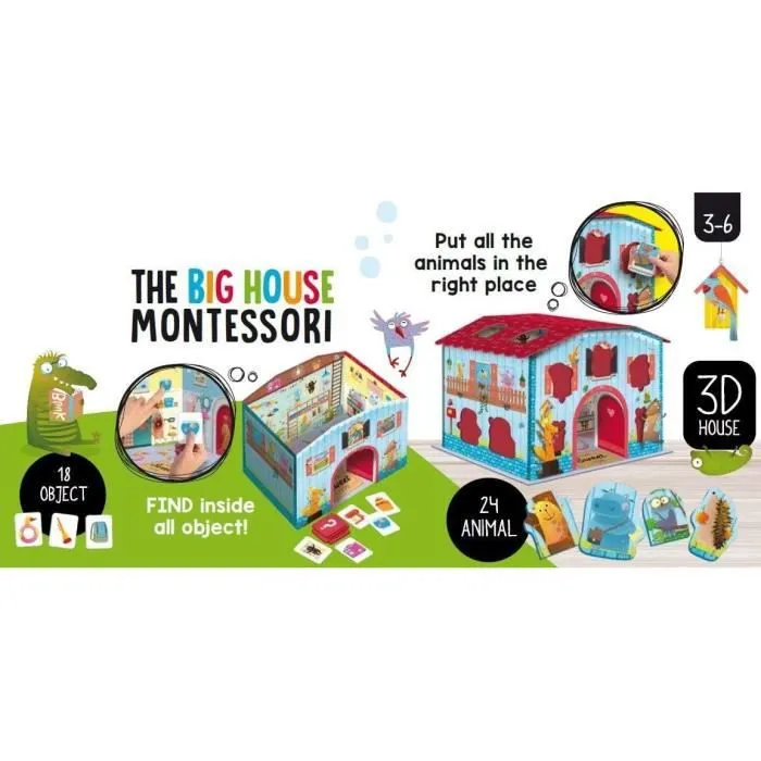 MONTESSORI La Grande Maison des Animaux Fantastiques New Pour Enfant-1
