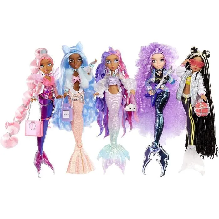 Mermaze Mermaidz - Riviera - Poupée Mannequin Sirène 34cm - Change de Couleur dans l'eau-3