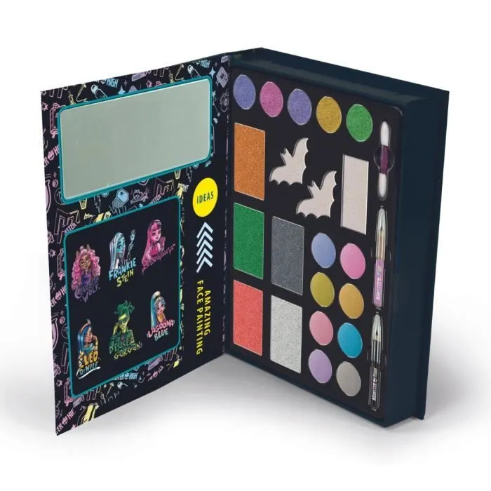 Monster High Coffret Maquillage - Clementoni - Palette contentant des poudres, fards, crayons-4