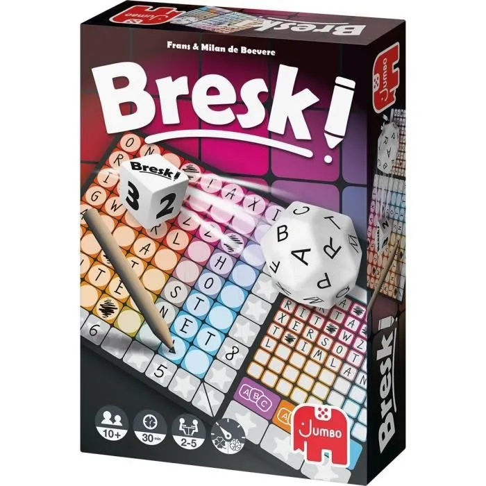 JUMBO 19784 - BRESK! - Jeu de mots, style mots croisés-2