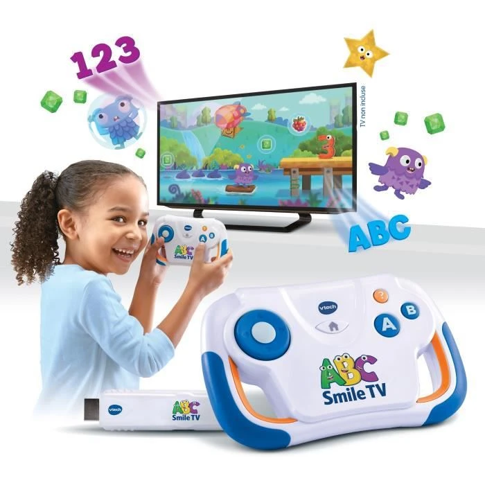 VTECH - ABC Smile TV - Ma Première Console TV Éducative-1