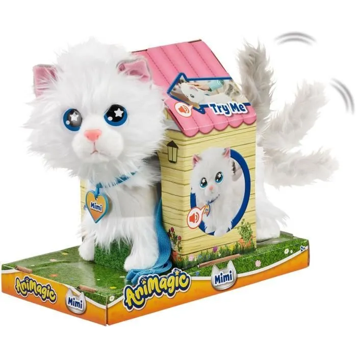 Jouets interactifs - GOLIATH - Mimi The Cat - Chat interactif avec laisse! Dès 3 ans-1