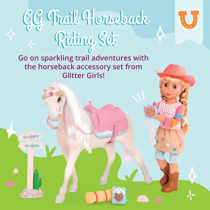Glitter girls - GG57240Z - Kit d'equitation Horse GG Horseback Riding Trail Accessory Set, , Petit-1