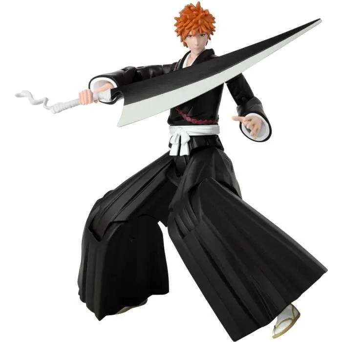 Figurine Anime Heroes 17 cm - Kurosaki Ichigo - Bleach - BANDAI-5