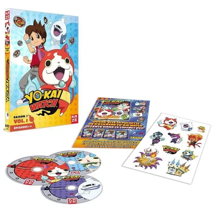 Yokai Watch - Saison 1 - Partie 1 - Coffret DVD - Dessin animé - Enfant - Tous publics-0