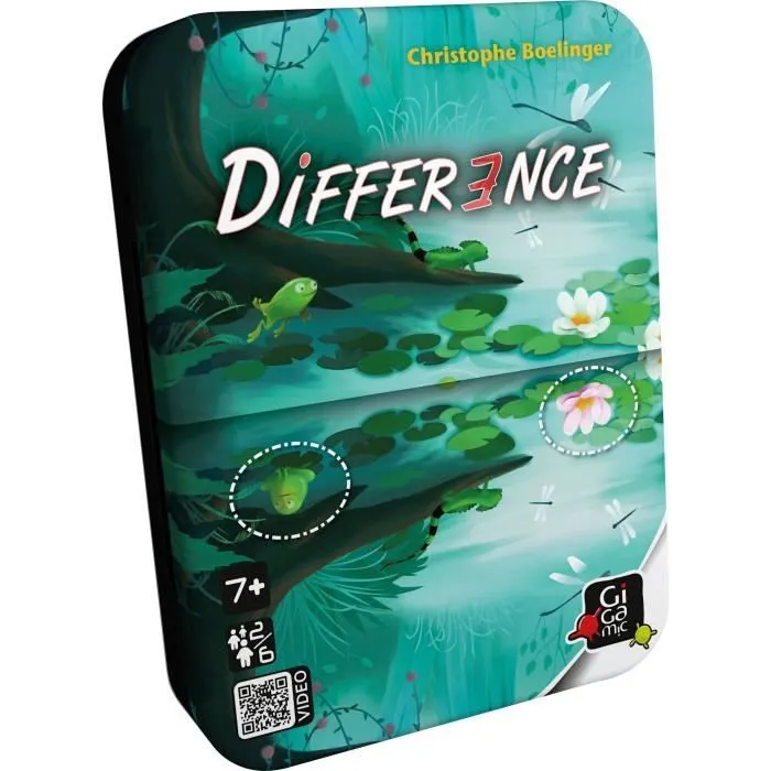 Jeu de société - GIGAMIC - Difference Mlv - Enfant - Mixte - Jeu de réflexion et stratégie-0