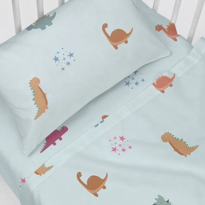 Parure de lit 2 pièces Mini dinosaur 100x130 cm (Berceau)-2