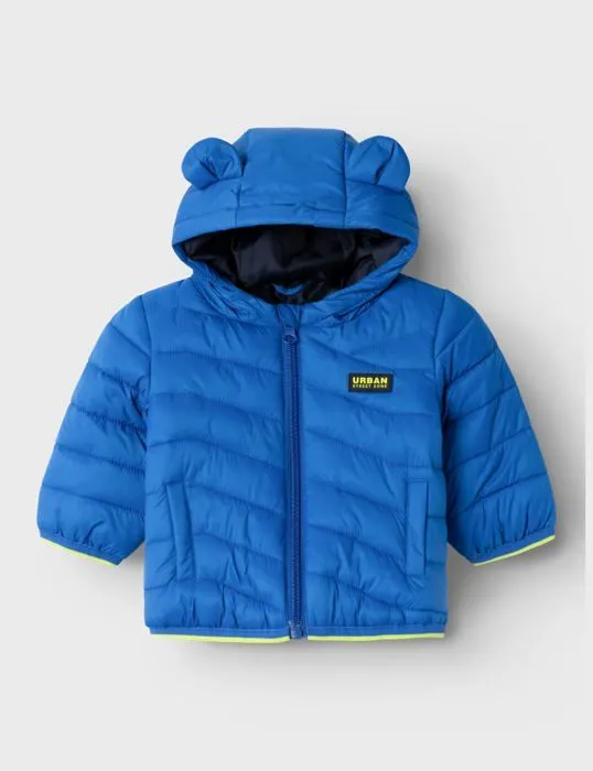 Porte-manteau bebe - patere bebe Name it - 13227816 - Nbmmoney PB Veste matelassée, Bleu, 6 Mois Bébé garçon-2