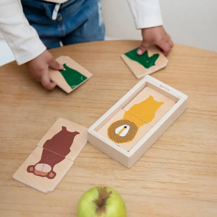 Puzzle animaux combo en bois-1